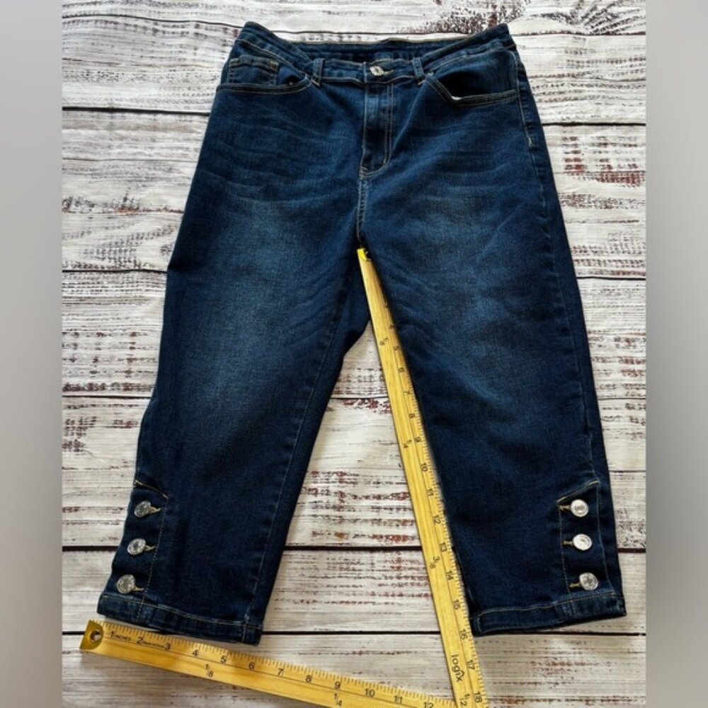 SHEIN Denim Capris